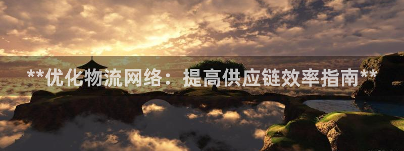 28圈赌博被抓：**优化物流网络：提